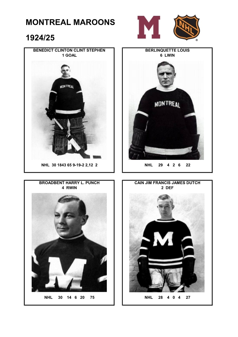 NHL mtlm 1924-25 foto hracu1