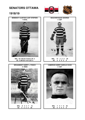 NHL otts 1918-19 foto hracu1