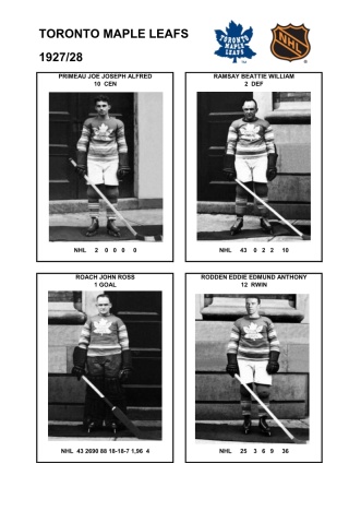 NHL tor 1927-28 foto hracu4