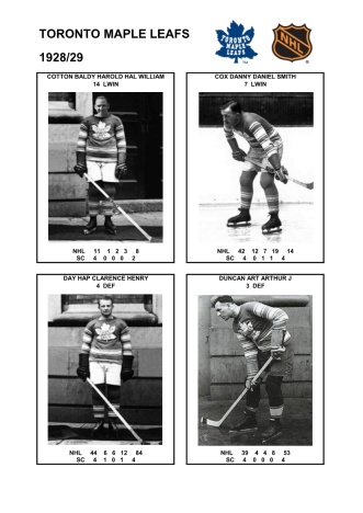 NHL tor 1928-29 foto hracu2