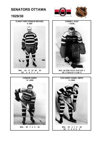 NHL otts 1929-30 foto hracu1